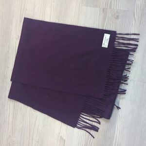 Preston & York cashmere purple scarf